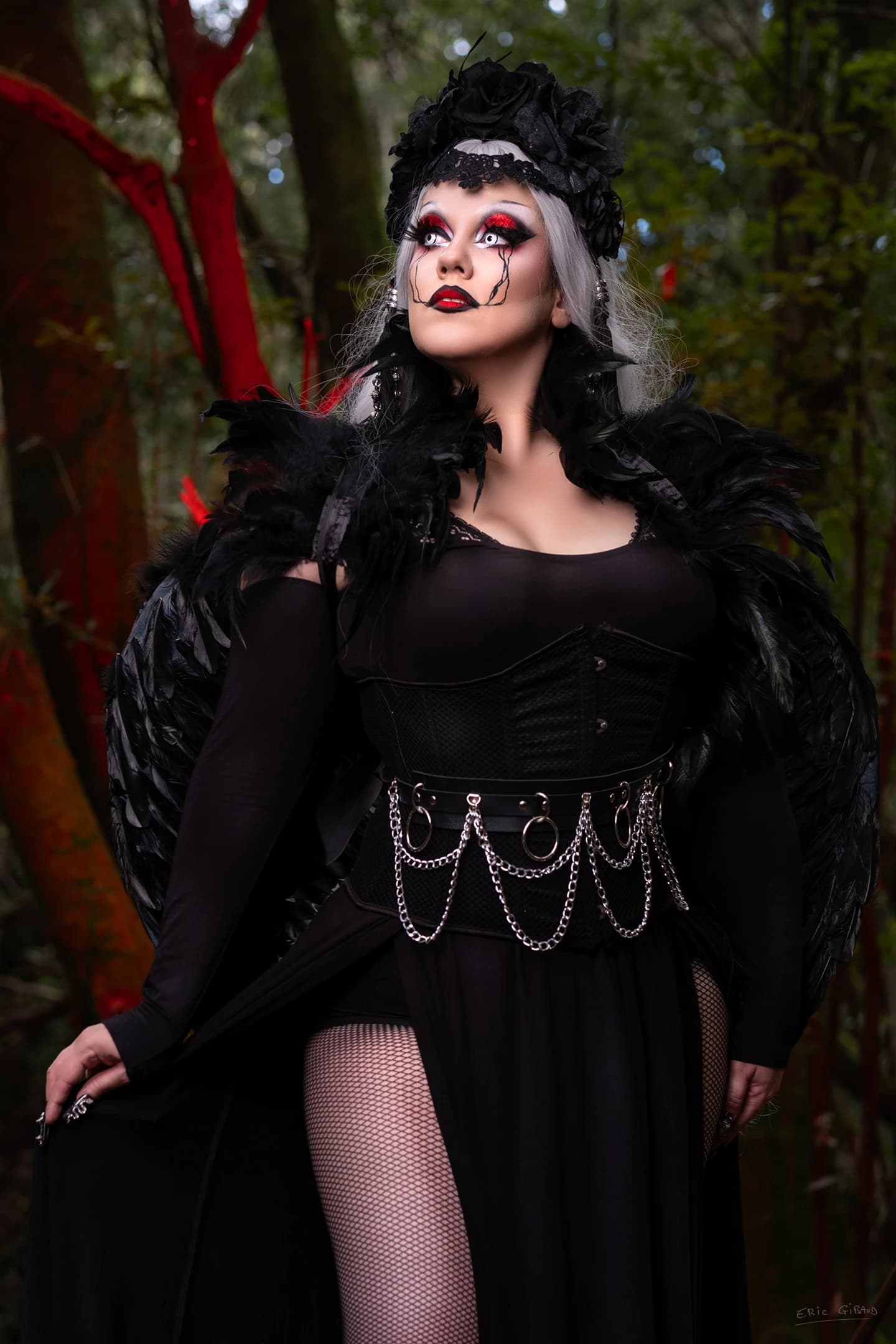 Drag Halloween - Arte drag por Naradiel por Eric Gibaud