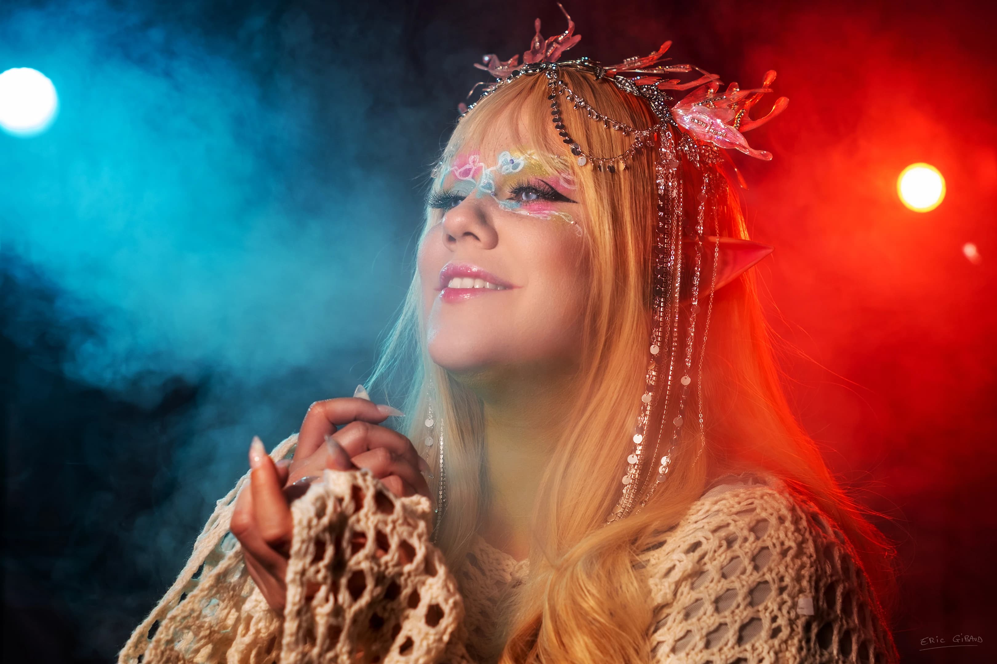 Maquillaje para taller de fotografía - Maquillaje artístico por Naradiel por Eric Gibaud