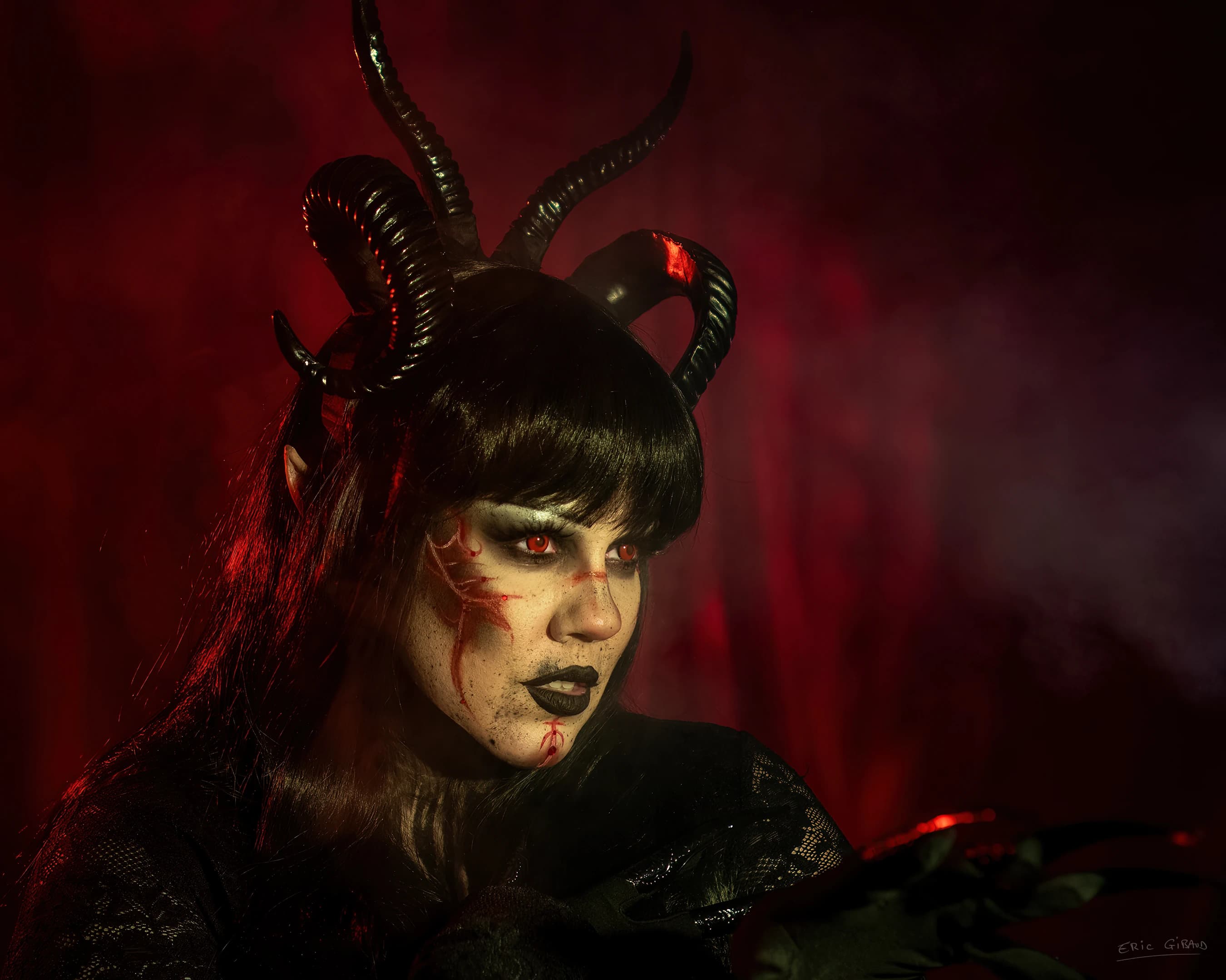 Maquillaje para taller de fotografía - Maquillaje artístico por Naradiel por Eric Gibaud